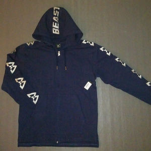 Marshawn Lynch Beast Mode Chainlink Zip Up Hoody